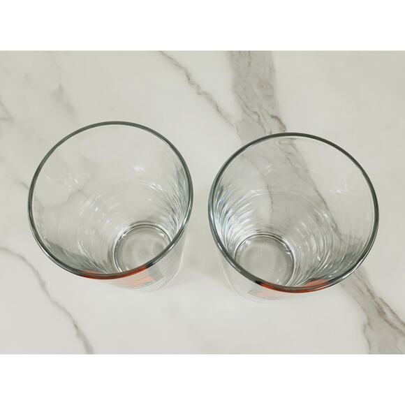 Italian Stallion Horse Pint Beer Clear Glass 16oz Drinkware 5 1/2" Tumbler x2 - Picture 9 of 12